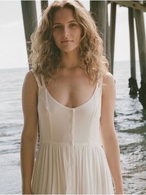 Nicks Dress White Christy Dawn size Small